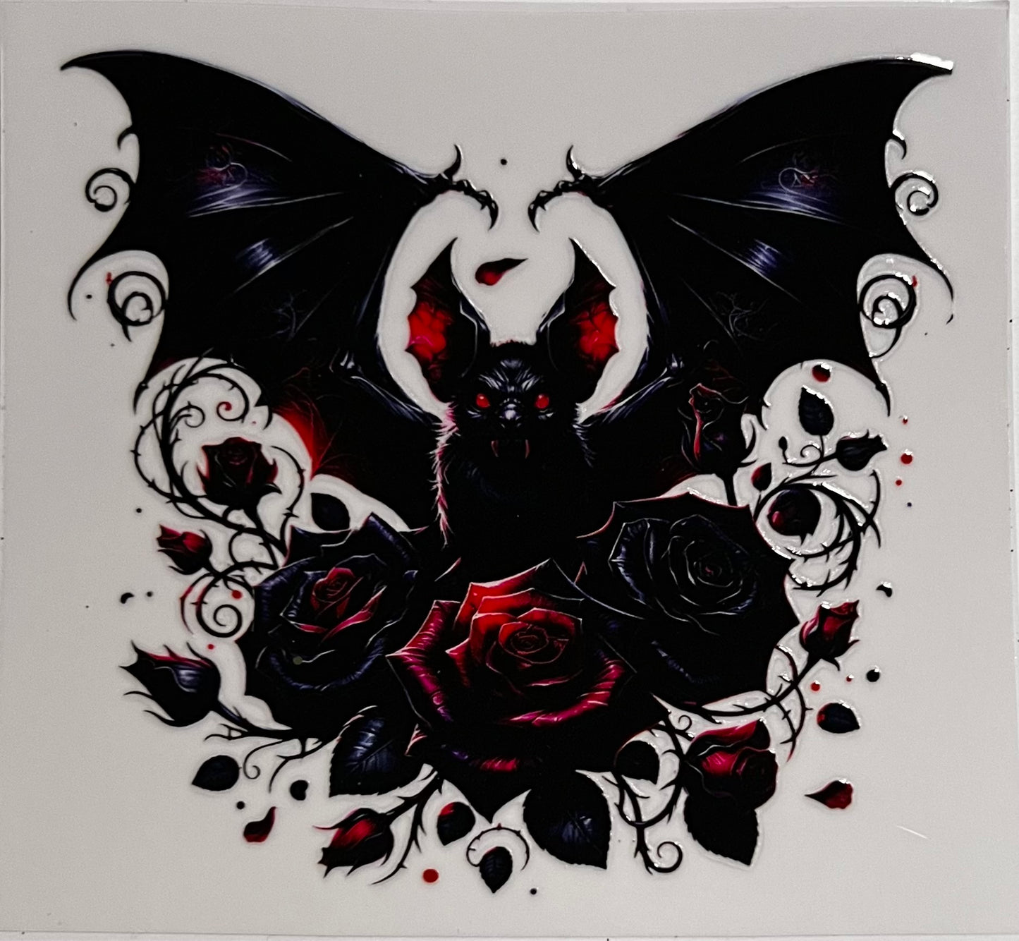 Bat & Flowers