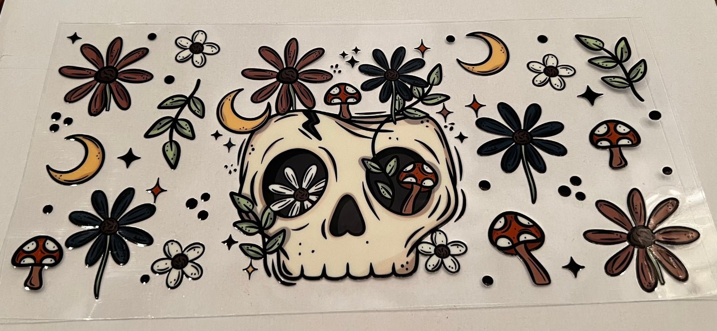 Celestial Mushie Floral Skull Wrap