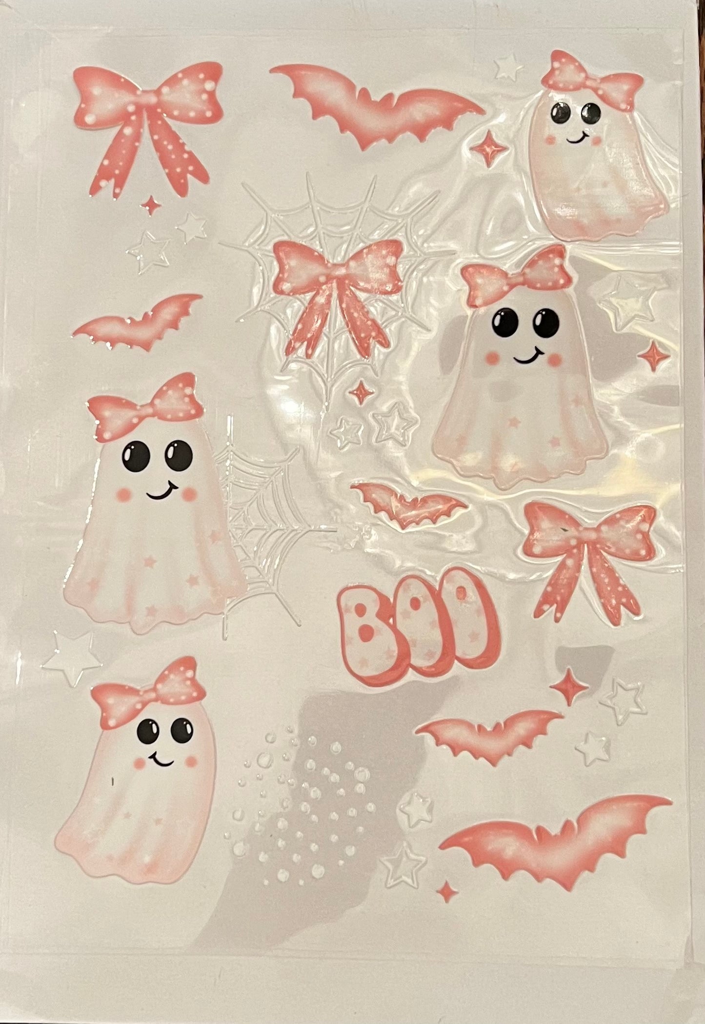 Pink Ghosties Element Sheet