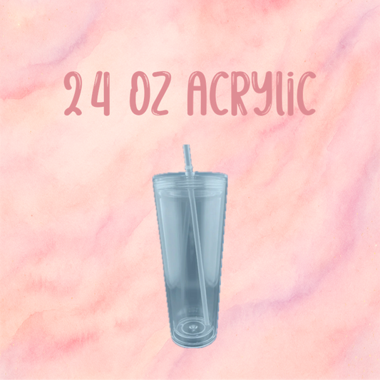 24oz Acrylic Tumbler