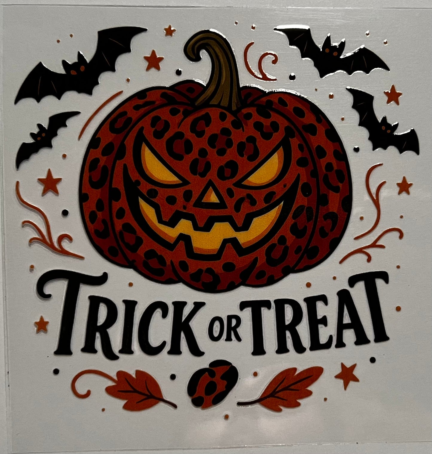 Leopard Pumpkin Trick or Treat