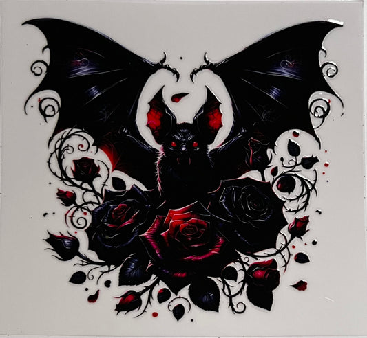Bat & Flowers
