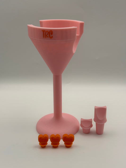 Lid Decorating Stand W/ Stoppers