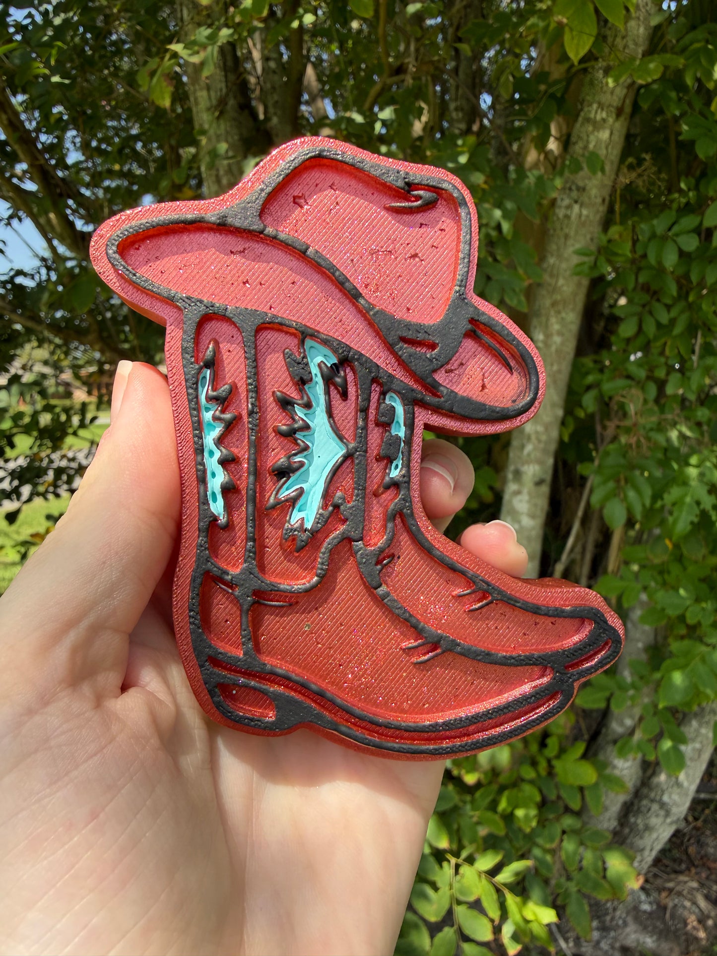 Cowboy Boots and Hat