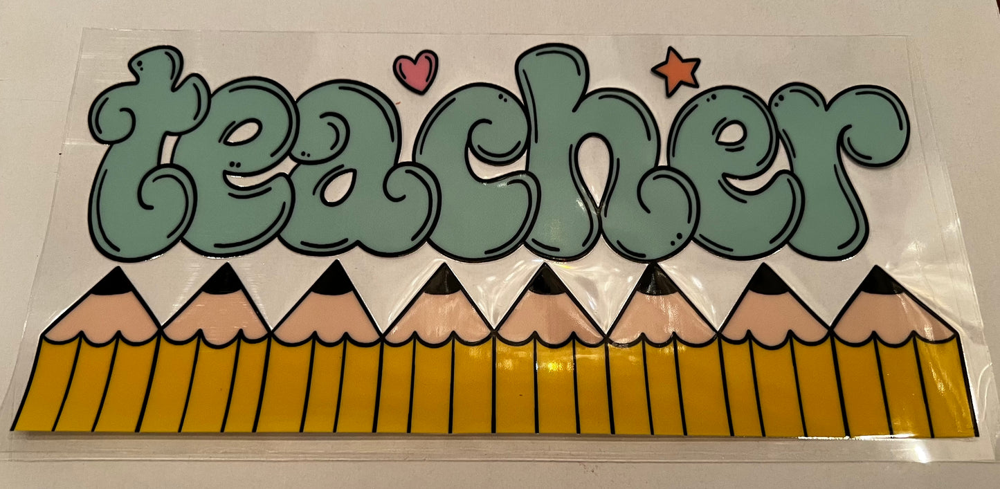 Teacher Pencils Wrap