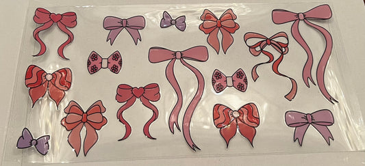 Pink Girly Bows Wrap