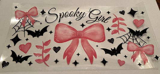 Spooky Girl Bows & Bats Wrap