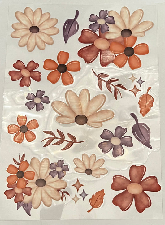 Fall Flowers Element Sheet